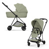 Cybex Mios 4.0 Style Matt Black Sage Green zestaw 3w1 z fotelikiem Cloud T i-Size