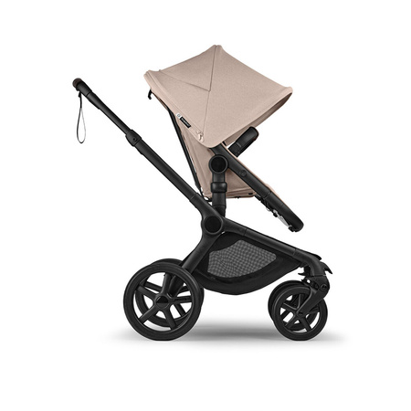Bugaboo Fox 5 Renew Komplet Black/Desert Taupe Melange wózek 2w1 głęboko-spacerowy