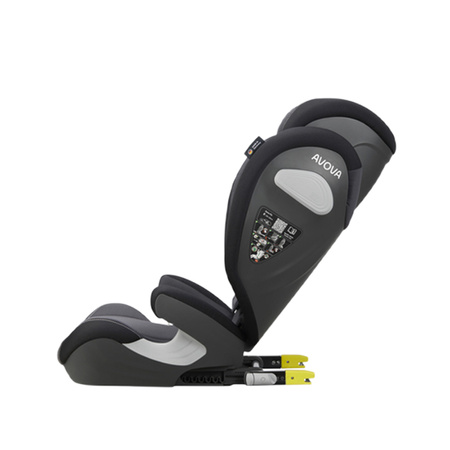 Avova Sora-Fix Grey Black Fotelik samochodowy 100-150 cm