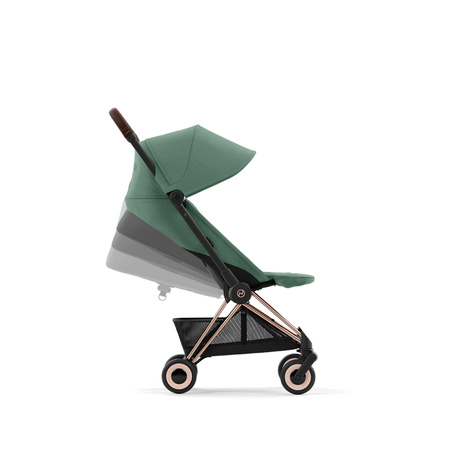 Cybex Coya Rosegold Leaf Green wózek spacerowy