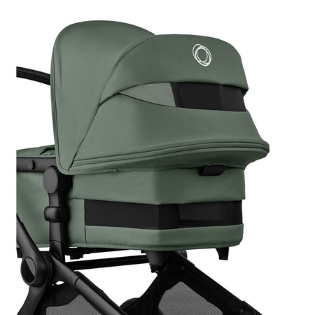 Bugaboo Fox 5 Renew Komplet Black/Forets Green wózek 2w1 głęboko-spacerowy