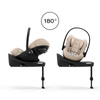 Cybex Cloud G3 Almond Beige fotelik z bazą G3 zestaw 0-13 kg