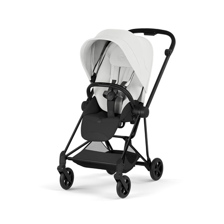 Cybex Mios 4.0 Style Matt Black Off White wózek 2w1 głęboko-spacerowy