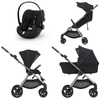 Anex iQ Premium Smoky zestaw 3w1 z fotelikiem Cybex Cluod G Plus