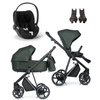 Roan IVI 2.0 Black Forest zestaw 3 w 1 z fotelikiem Cybex Cloud T Plus