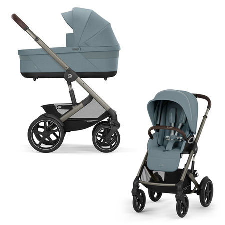 Cybex Talos S Lux Stormy Blue wózek 2w1 głęboko-spacerowy 