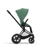 Cybex Priam 4.0 Matt Black Leaf Green wózek spacerowy
