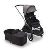 Bugaboo Dragonfly wózek 2w1 głęboko-spacerowy rama Graphite/Midnight Black-Grey Melange