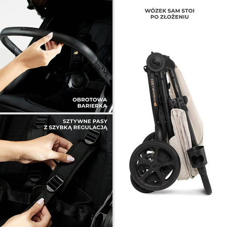 Kinderkraft Mitzy Bizuu Whisper Dune wózek spacerowy