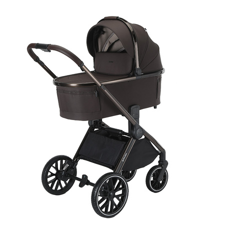 Adamex Spark Chocolate Brown wózek 2w1 głęboko-spacerowy