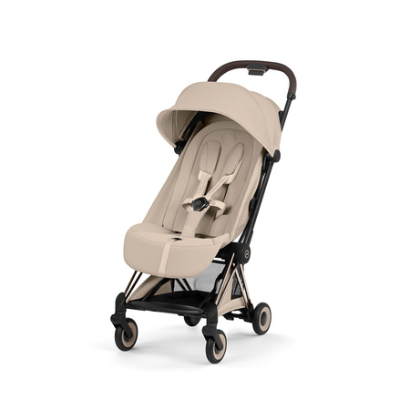 Cybex Coya 2 Style Champagne Gold Cozy Beige wózek 2w1 głęboko-spacerowy