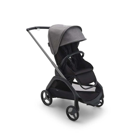 Bugaboo Dragonfly wózek spacerowy rama Graphite/Midnight Black-Grey Melange