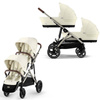 Cybex Gazelle S Seashell Beige zestaw bliźniaczy 2w1