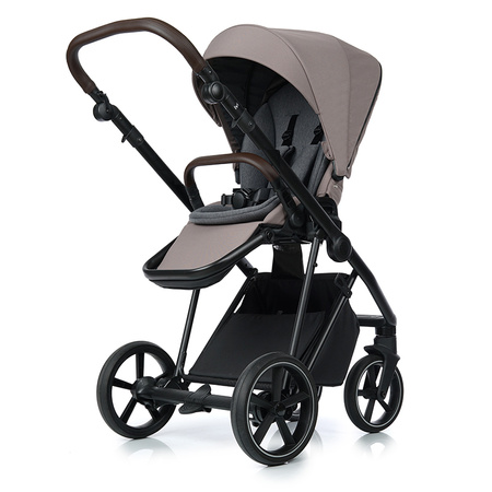 Roan IVI 2.0 Cocoa zestaw 4 w 1 z fotelikiem Cybex Cloud T i-Size Plus i bazą isofix