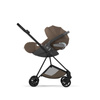 Cybex Mios 4.0 Style Matt Black Coconut Brown zestaw 3w1 z fotelikiem Cloud T i-Size