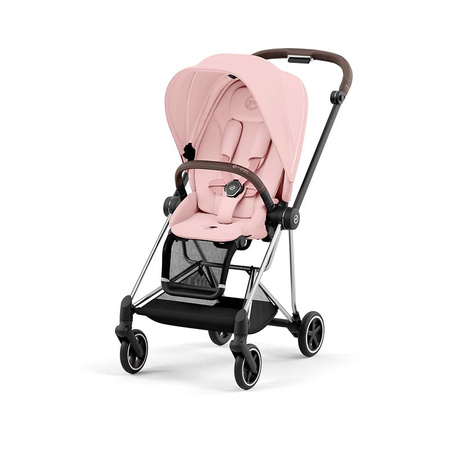 Cybex Mios Chrome Brown Peach Pink wózek spacerowy