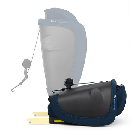 Kinderkraft FIX2GO Granatowy fotelik samochodowy 76-150 cm (9-36 kg)