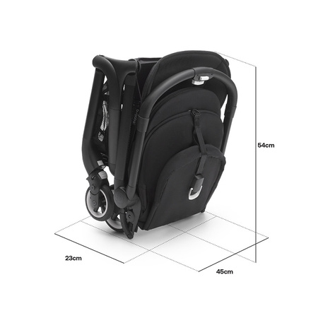 Bugaboo Butterfly 2 Deep Indigo zestaw z pałąkiem i folią przeciwdeszczową