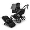 Bugaboo Fox 5 Renew Graphite/Black Haritage/Moon Grey wózek 2w1 głęboko-spacerowy