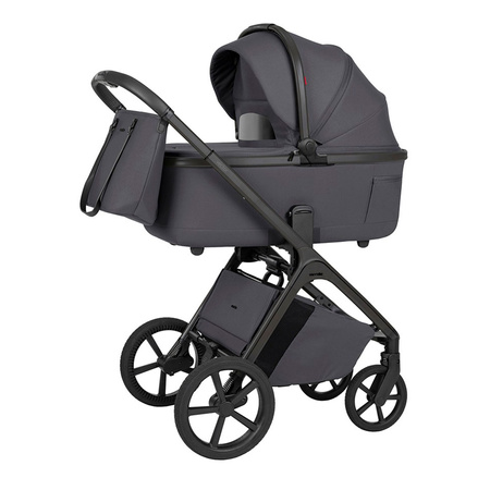 Carrello Vector F CRL-6700 Ample Grey wózek dziecięcy 2w1 ze składaną gondolą