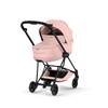 Cybex Mios 4.0 Style Matt Black Peach Pink wózek 2w1 głęboko-spacerowy