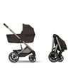 Cybex Balios S Lux 2026 ze składaną gondolą Chocolate Brown wózek 2w1 głęboko-spacerowy 