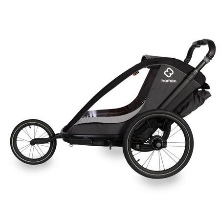 Hamax Cocoon podwójna przyczepka rowerowa z zestawem do biegania