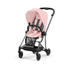Cybex Mios Matt Black Peach Pink wózek spacerowy