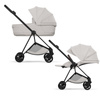 Cybex Mios 4.0 Style Matt Black City Grey wózek 2w1 głęboko-spacerowy