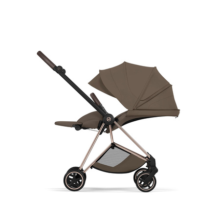 Cybex Mios 4.0 Style Rosegold Coconut Brown zestaw 3w1 z fotelikiem Cloud T i-Size