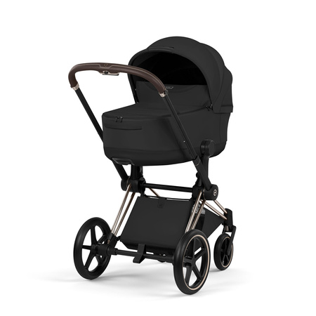 Cybex Priam 5.0 Champagne Gold Sepia Black wózek 2w1 głęboko-spacerowy