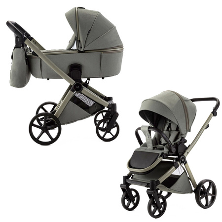 Adamex Alfa Natura Salvia wózek 2w1 głęboko-spacerowy