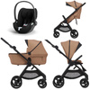Anex iQ Basic Sienna zestaw 3w1 z fotelikiem Cybex Cloud T