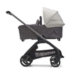 Bugaboo Dragonfly wózek 2w1 głęboko-spacerowy rama Graphite/Grey Melange-Misty White