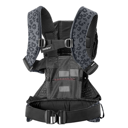 BabyBjorn nosidełko ONEAir 3D Mesh Antracyt/Leopard