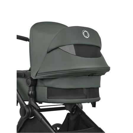 Bugaboo Cub Komplet Black/Forest Green wózek 2w1 głęboko-spacerowy