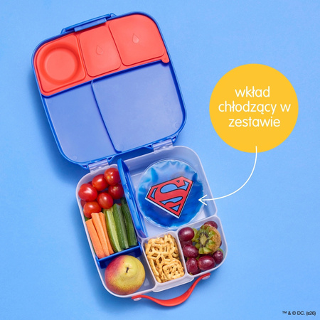 B.Box Lunchbox z wkładem chłodzącym Superman