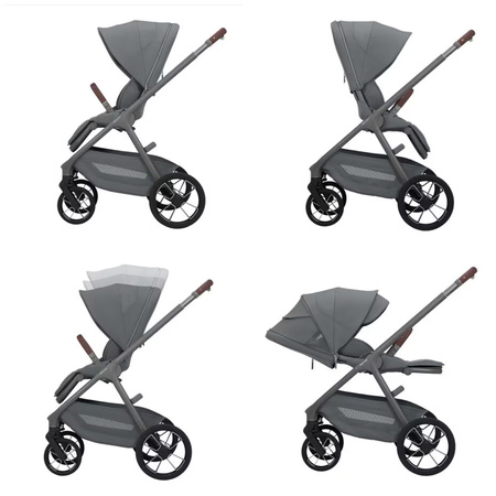 Maxi-Cosi Oxford+ 3w1 z fotelikiem Pebble Slide Pro Moon Graphite