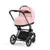 Cybex Priam 4.0 Matt Black Peach Pink wózek głęboki