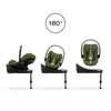 Cybex Cloud G3 Moss Green fotelik z bazą G3 zestaw 0-13 kg