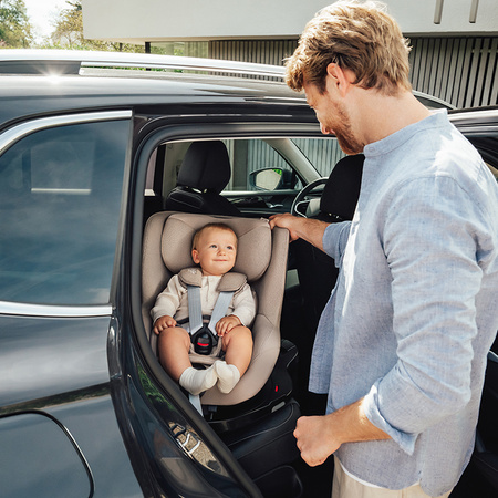 Britax Romer Dualfix 5Z Lux Linen Grey fotelik z Bazą Vario 5Z