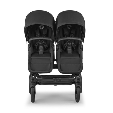 Bugaboo Donkey6 Twin Black/Heritage Black wózek 2w1 dla bliźniąt