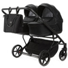 Adamex Leo Standard Black wózek bliźniczy 2w1