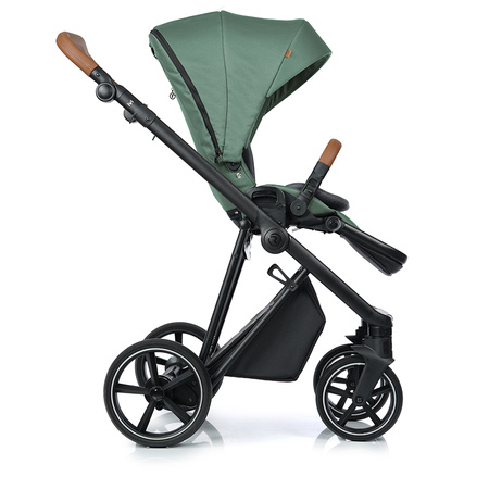 Roan IVI 2.0 Boho Green zestaw 3 w 1 z fotelikiem Cybex Cloud T Plus