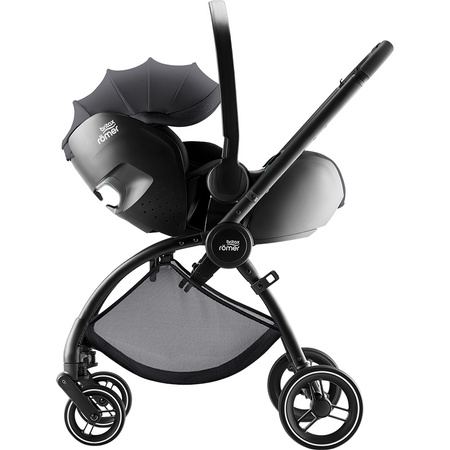 Britax Romer Rio Style Carbon Black zestaw 3w1 z fotelikiem Baby-Safe Pro