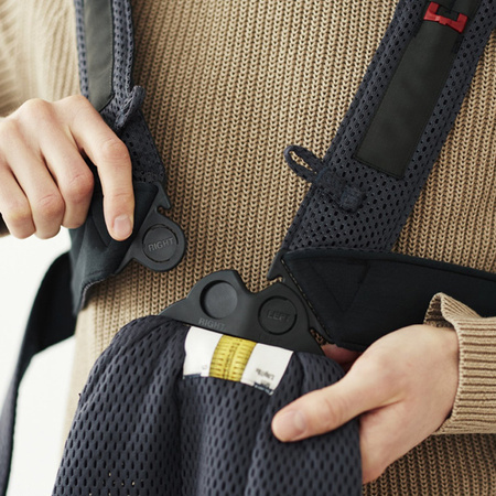 BabyBjorn nosidełko Mini 3D Mesh Szary