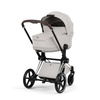 Cybex Priam 5.0 Chrome Brown City Grey zestaw 3w1 z fotelikiem Cloud T i-Size