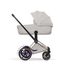 Cybex e-Priam 5.0 Rosegold City Grey wózek 2w1 głęboko-spacerowy