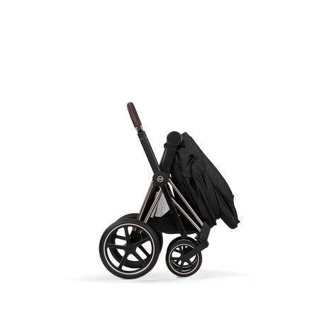 Cybex Priam 5.0 Champagne Gold Sepia Black wózek 2w1 głęboko-spacerowy