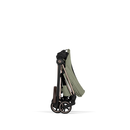 Cybex Mios 4.0 Style Rosegold Sage Green zestaw 3w1 z fotelikiem Cloud T i-Size